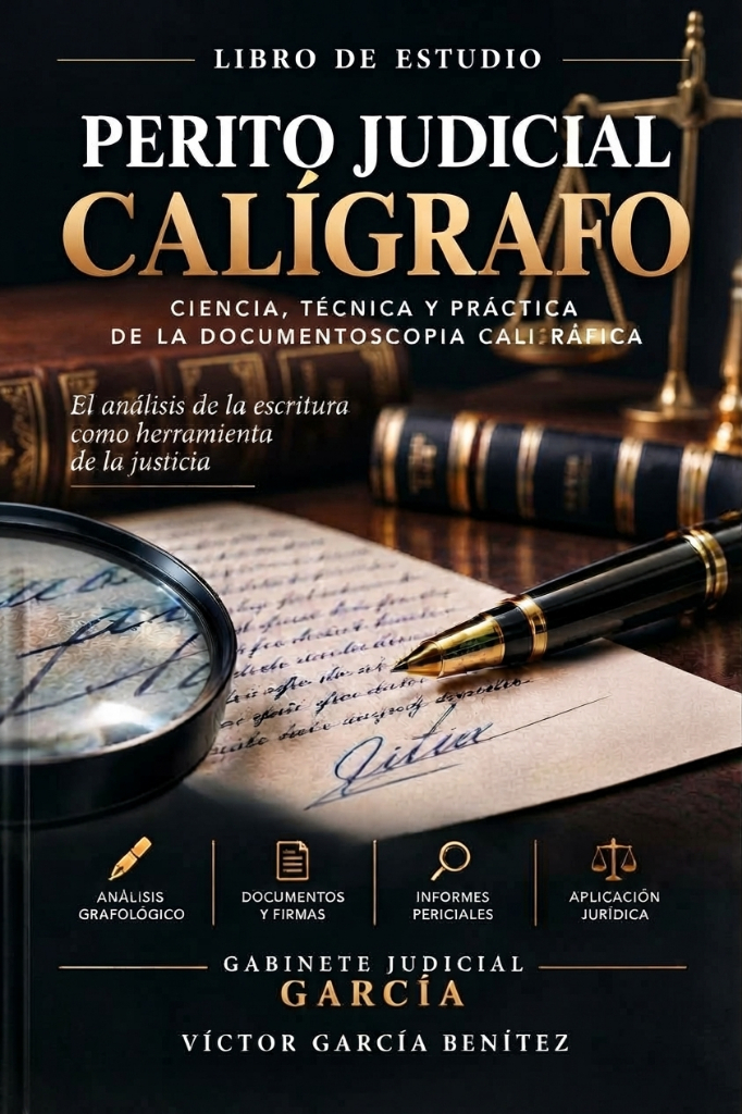 Portada del libro de estudio de Pericia Caligráfica